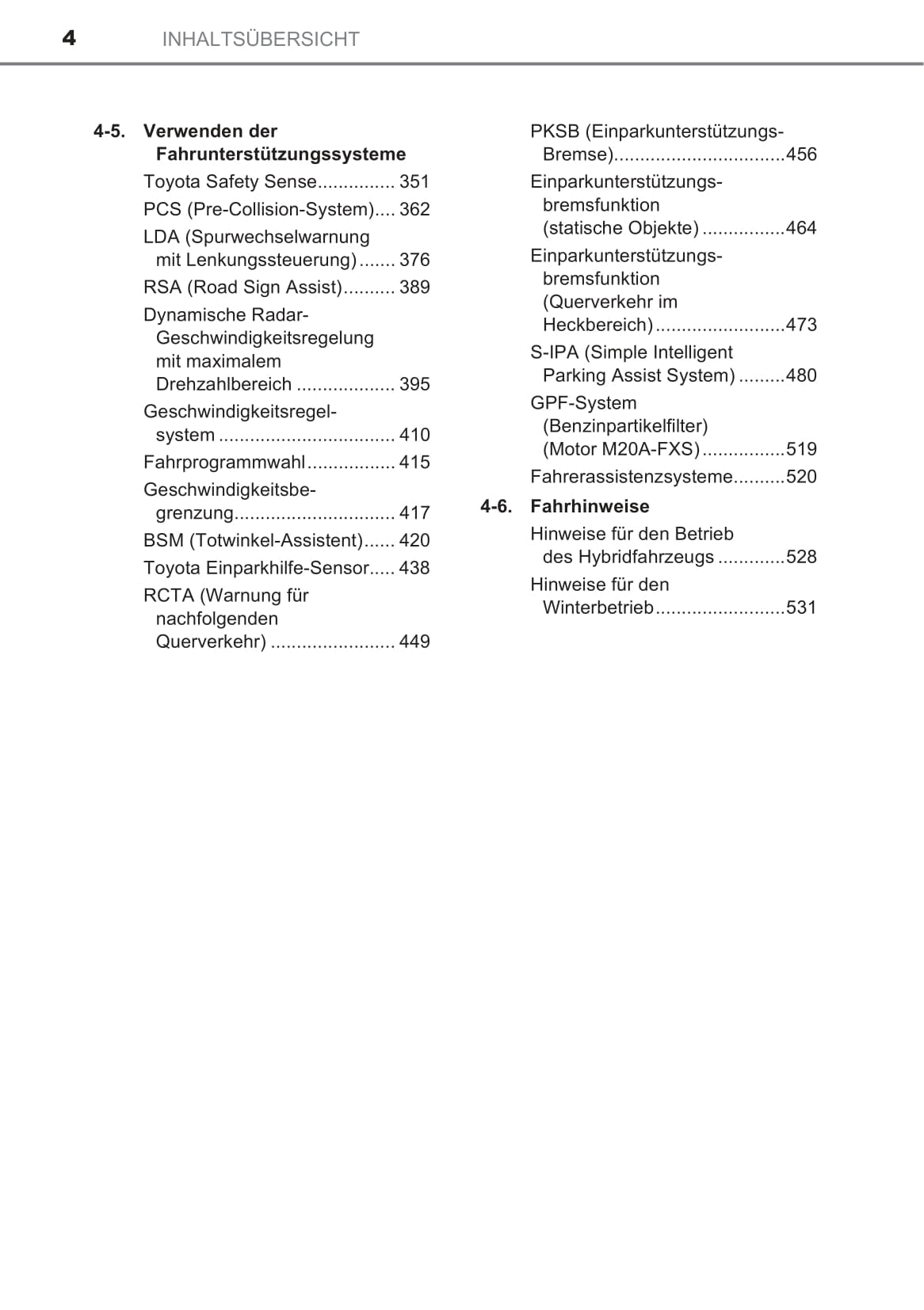 2019-2020 Toyota C-HR Hybrid Bedienungsanleitung | Deutsch