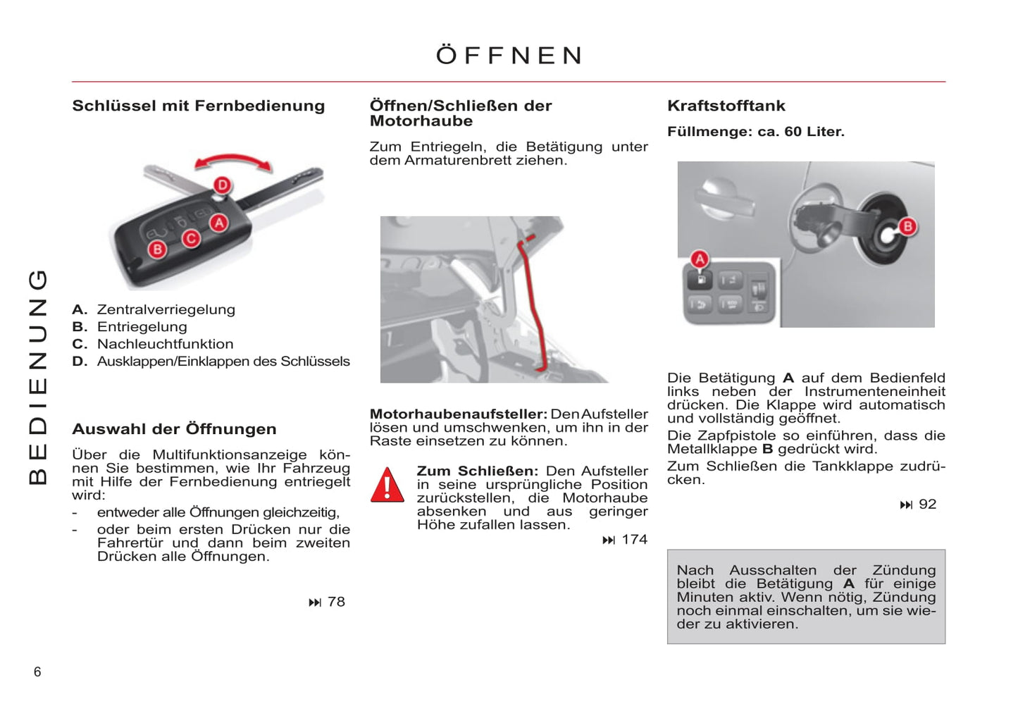 2011-2013 Citroën C4 Picasso/Grand C4 Picasso Owner's Manual | German
