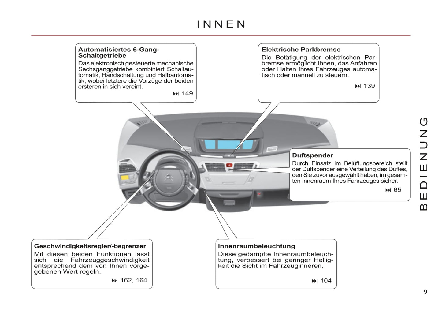 2011-2013 Citroën C4 Picasso/Grand C4 Picasso Owner's Manual | German