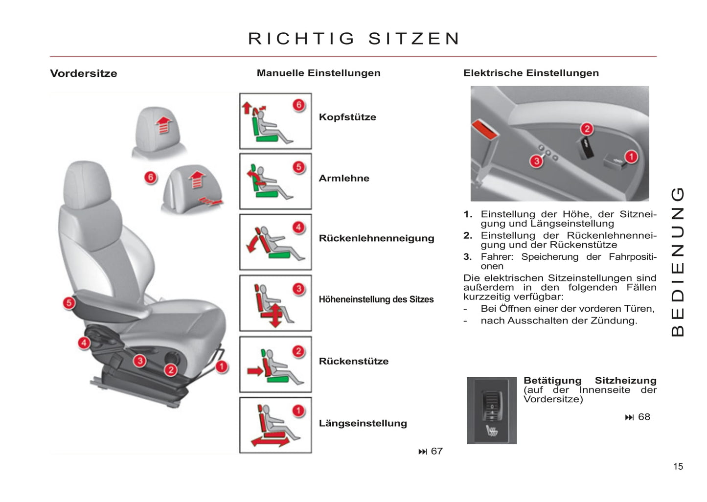 2011-2013 Citroën C4 Picasso/Grand C4 Picasso Owner's Manual | German