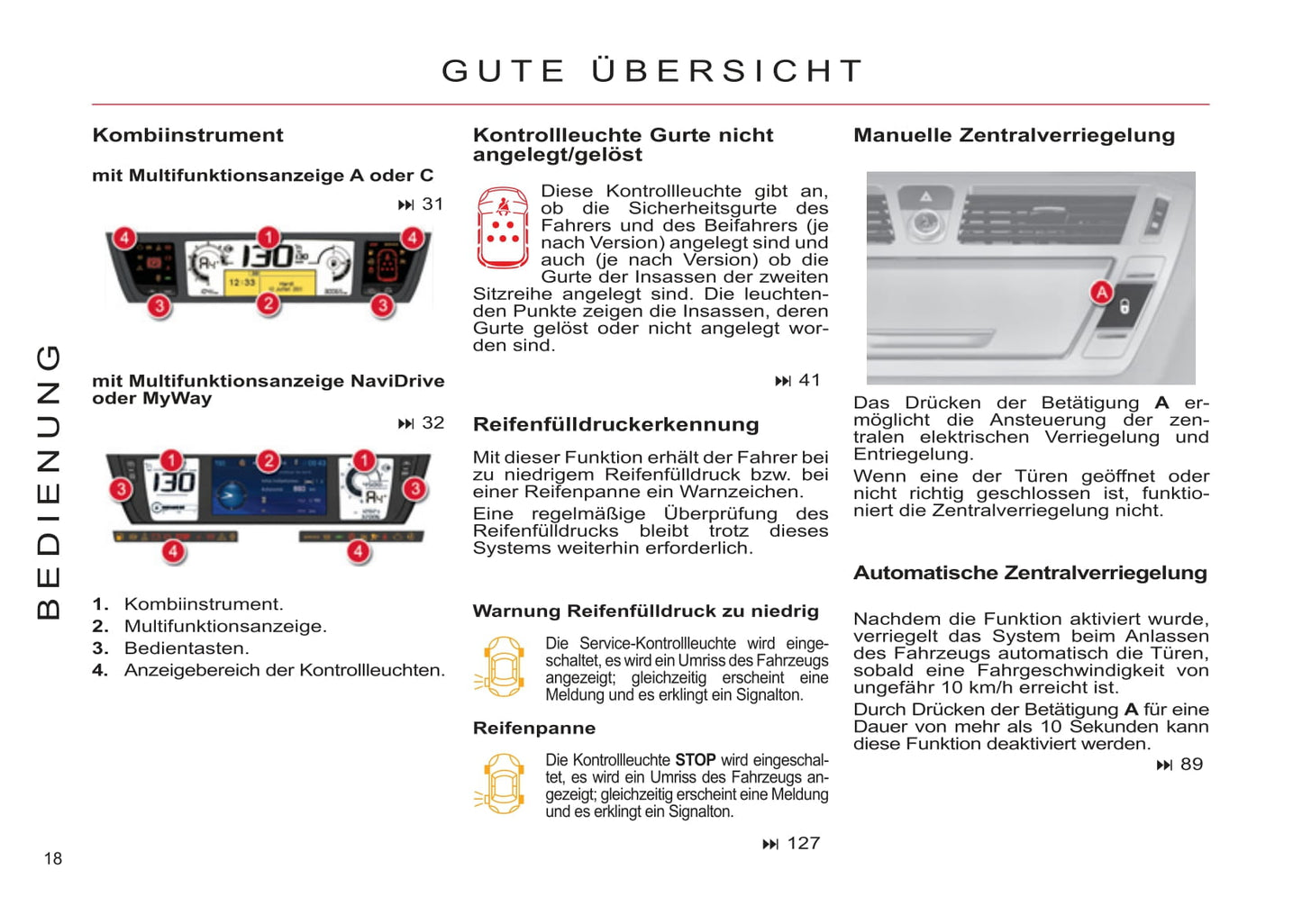 2011-2013 Citroën C4 Picasso/Grand C4 Picasso Owner's Manual | German