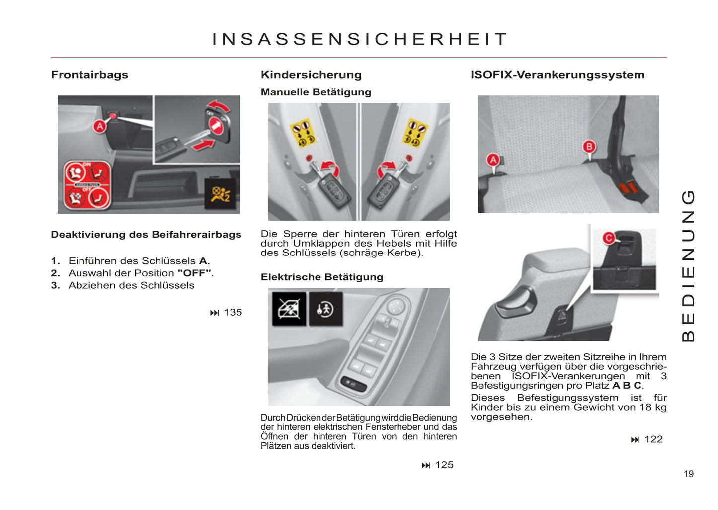 2011-2013 Citroën C4 Picasso/Grand C4 Picasso Owner's Manual | German