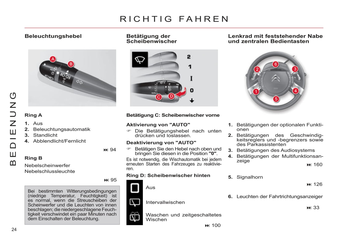 2011-2013 Citroën C4 Picasso/Grand C4 Picasso Owner's Manual | German
