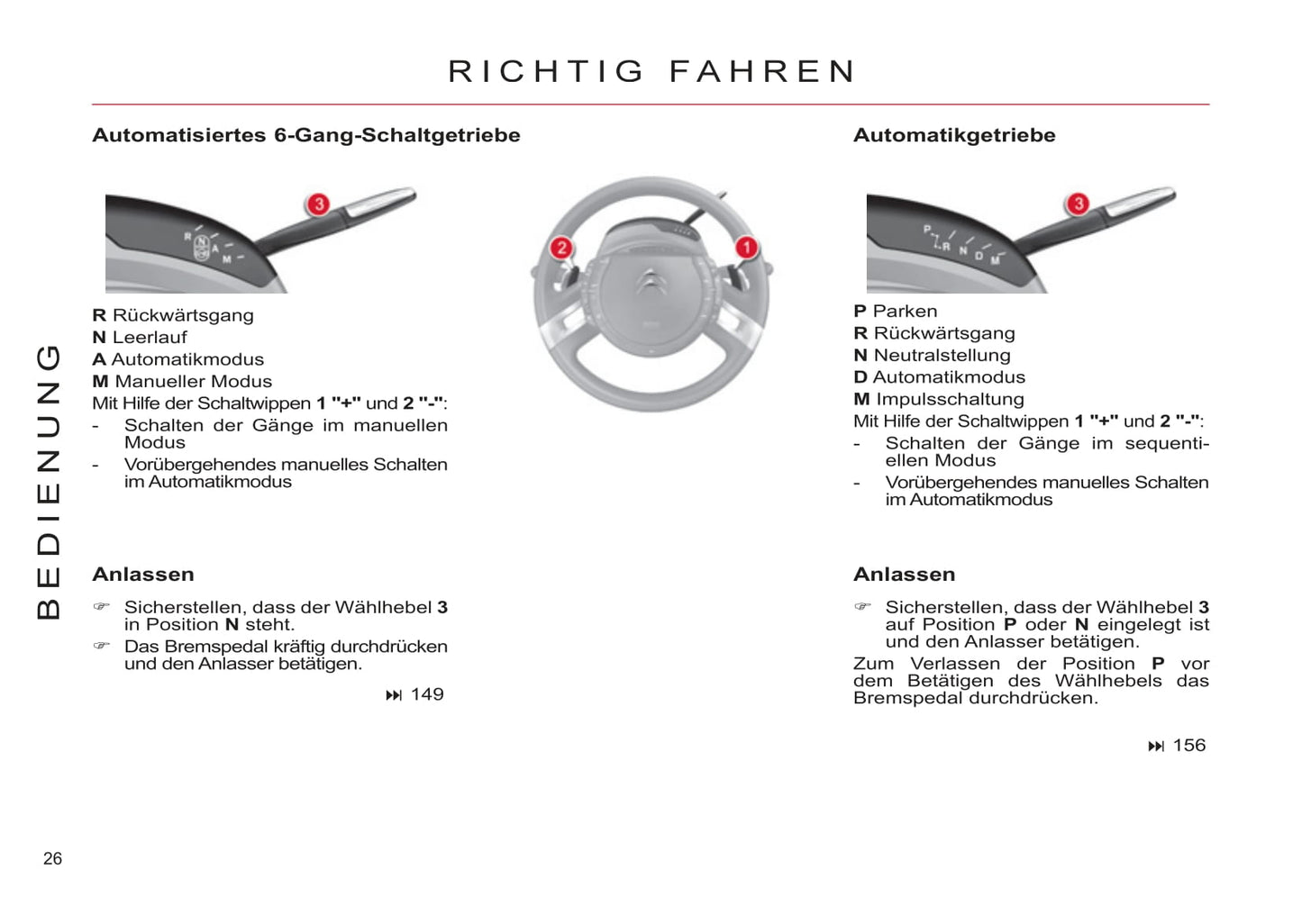 2011-2013 Citroën C4 Picasso/Grand C4 Picasso Owner's Manual | German