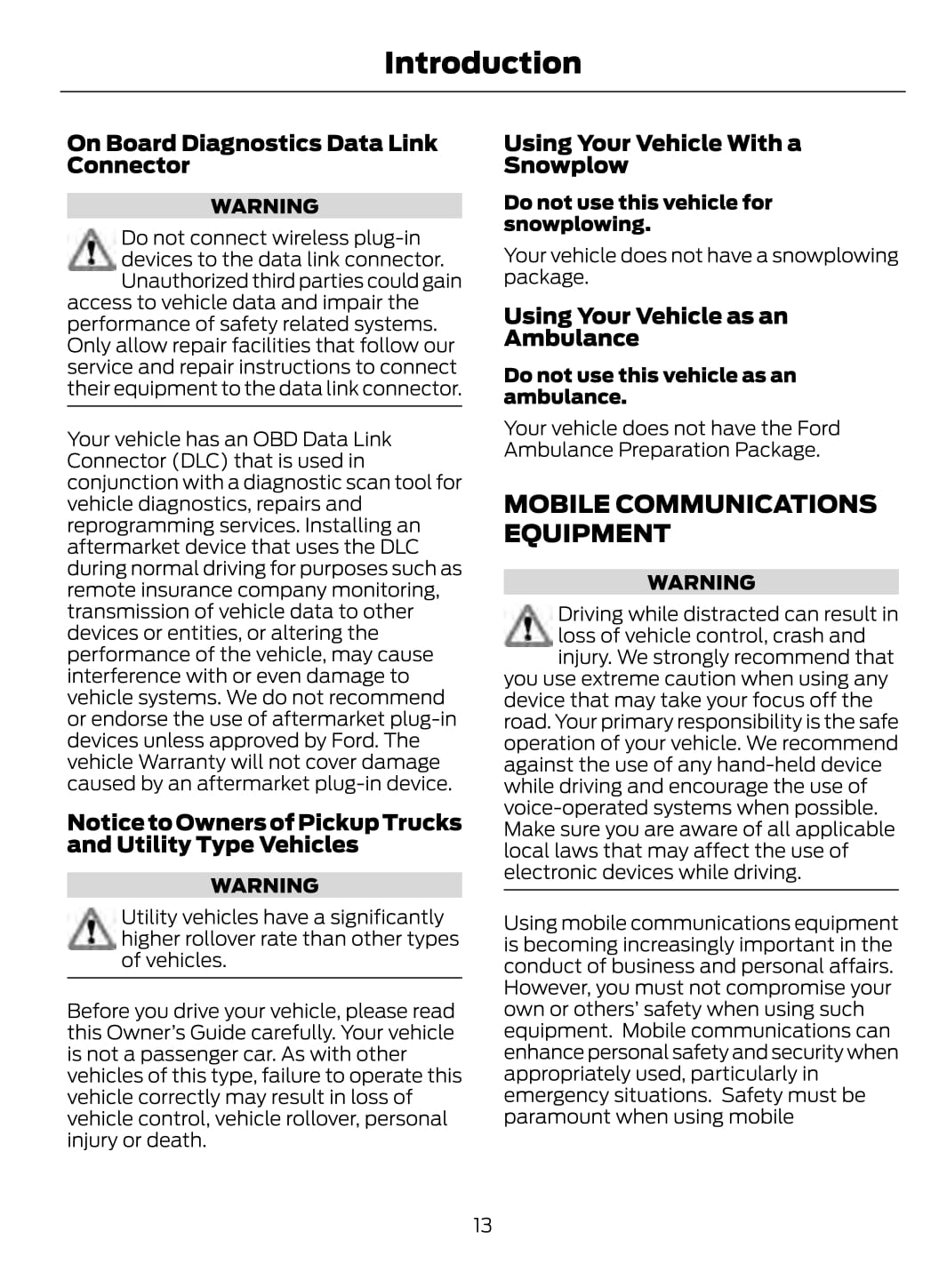 2017 Ford Escape Owner's Manual | English