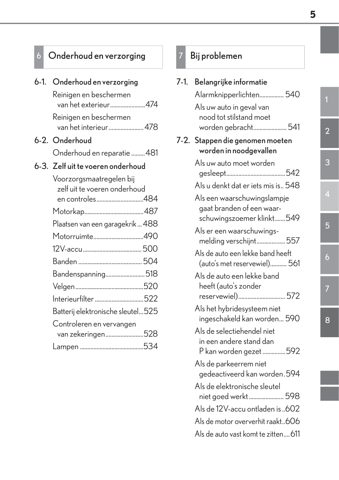 2015-2016 Lexus LS 600h/LS 600hL Owner's Manual | Dutch