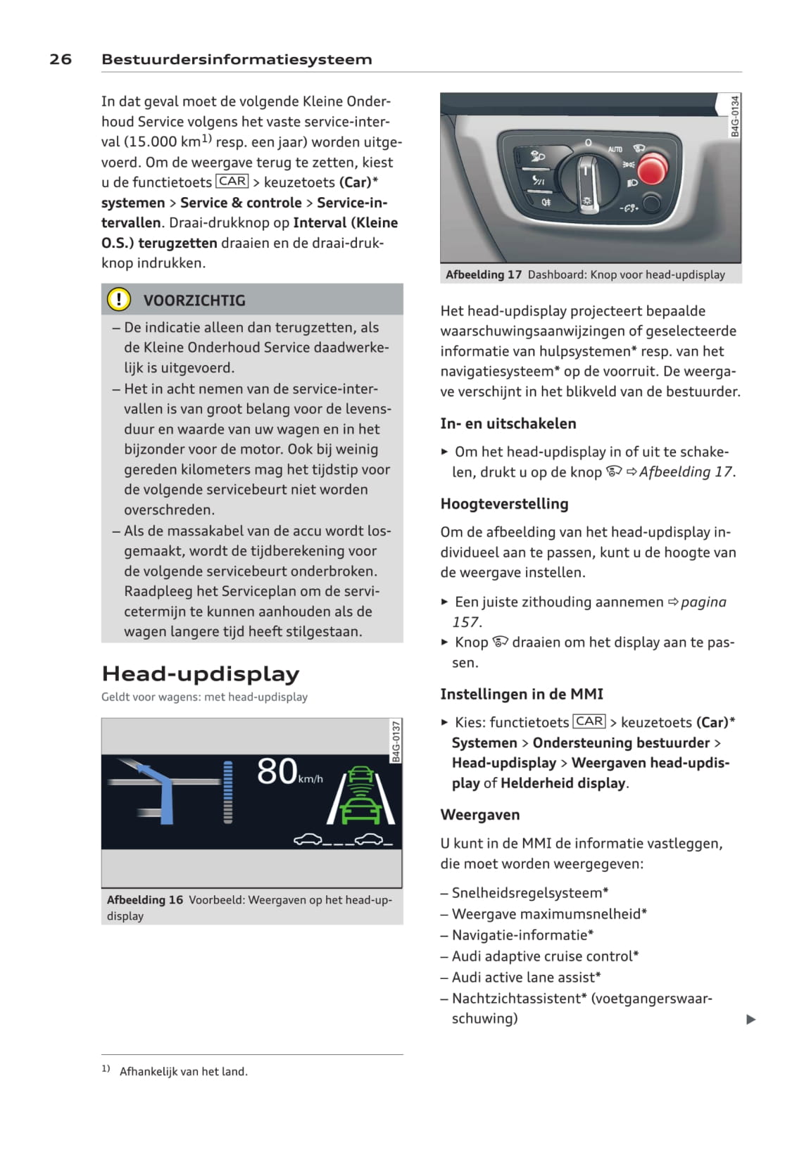 2011-2014 Audi A6 Manuel du propriétaire | Néerlandais