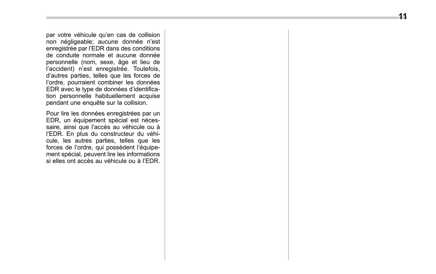 2017-2019 Subaru Legacy/Outback Manuel du propriétaire | Français