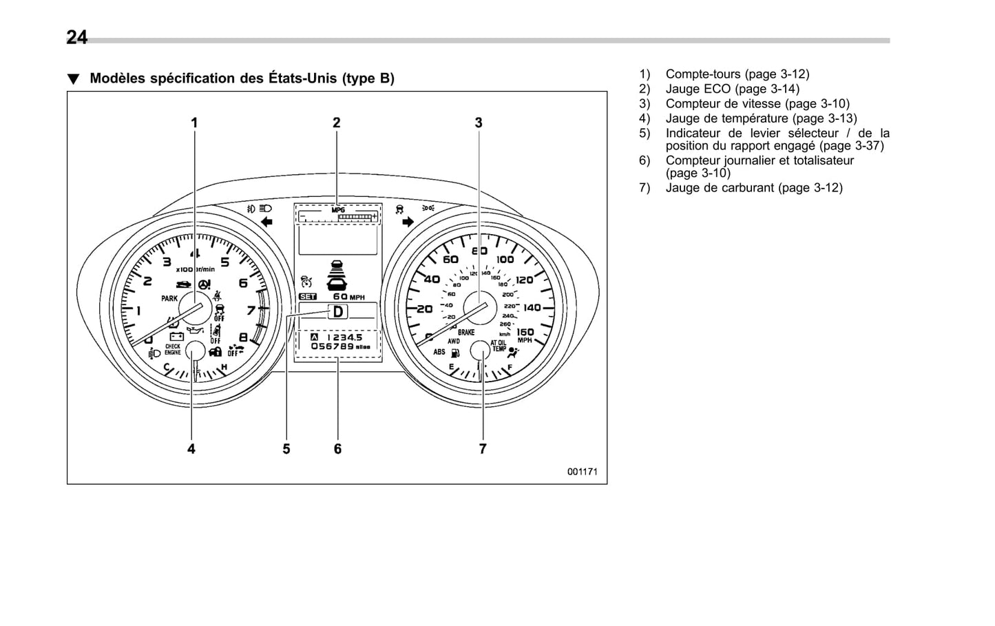 2017-2019 Subaru Legacy/Outback Manuel du propriétaire | Français