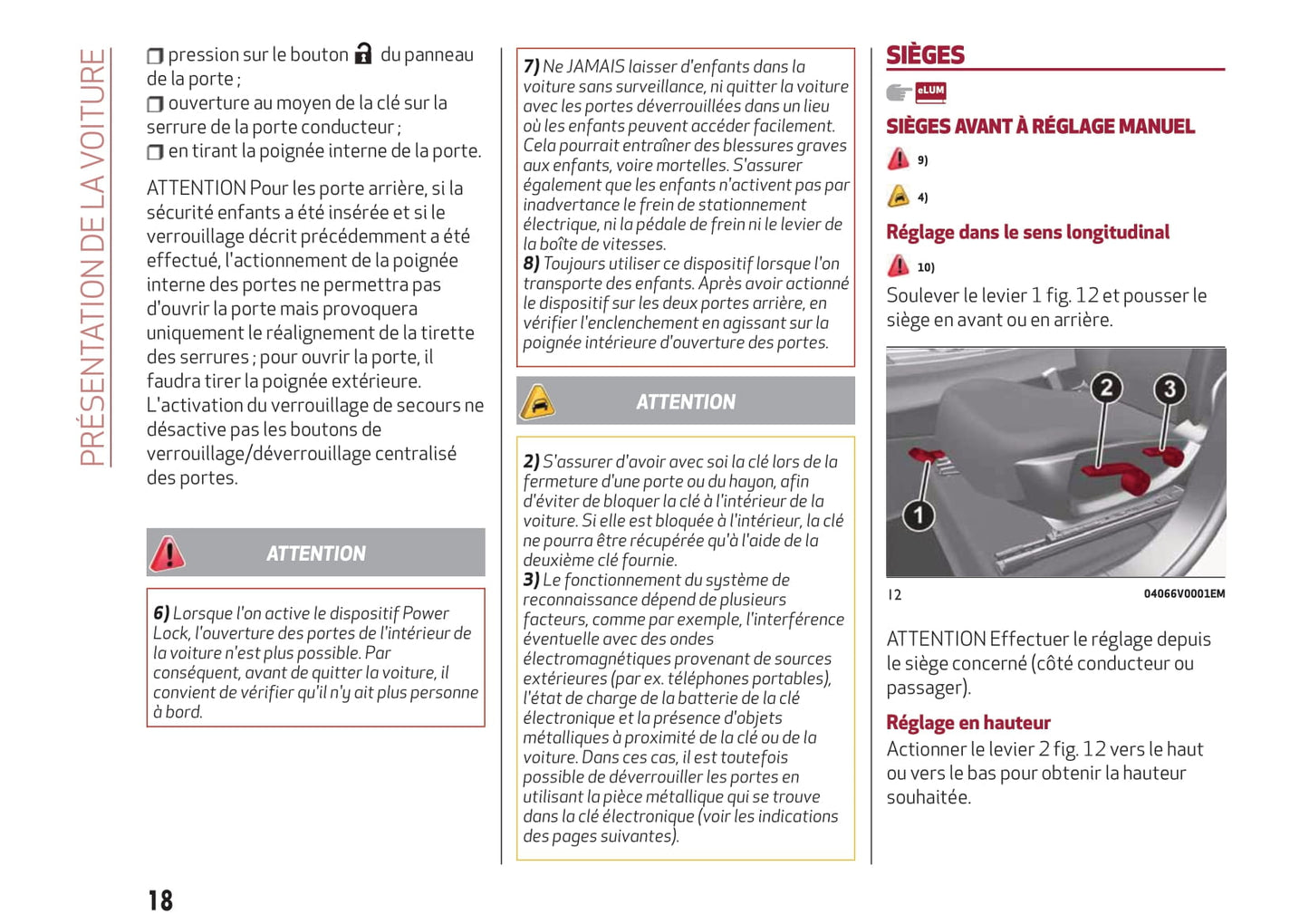 2018-2019 Alfa Romeo Stelvio Owner's Manual | French