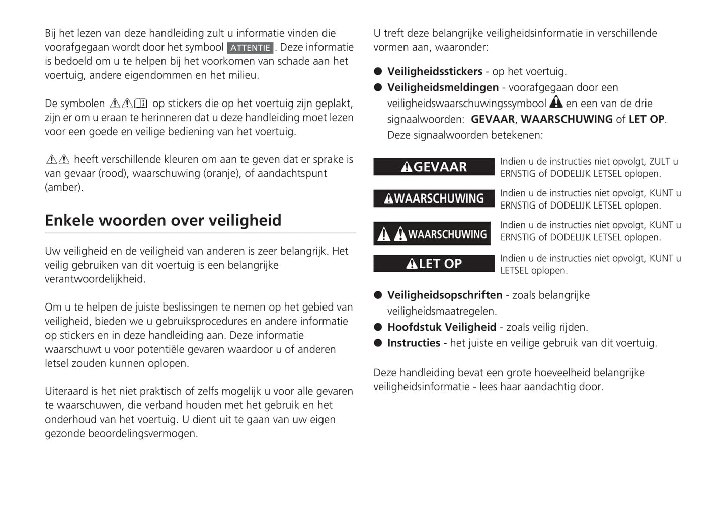 2015-2018 Honda CR-V Manuel du propriétaire | Néerlandais