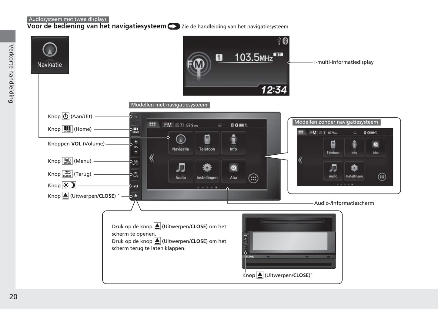 2015-2018 Honda CR-V Manuel du propriétaire | Néerlandais
