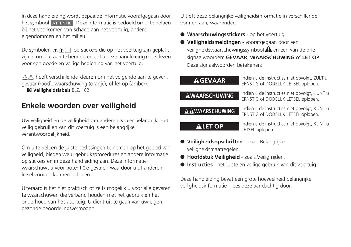 2018-2019 Honda Civic Hatchback Gebruikershandleiding | Nederlands