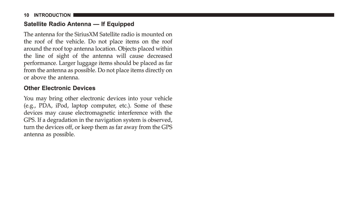 Radio 430 / 430N Supplement Owner's Manual