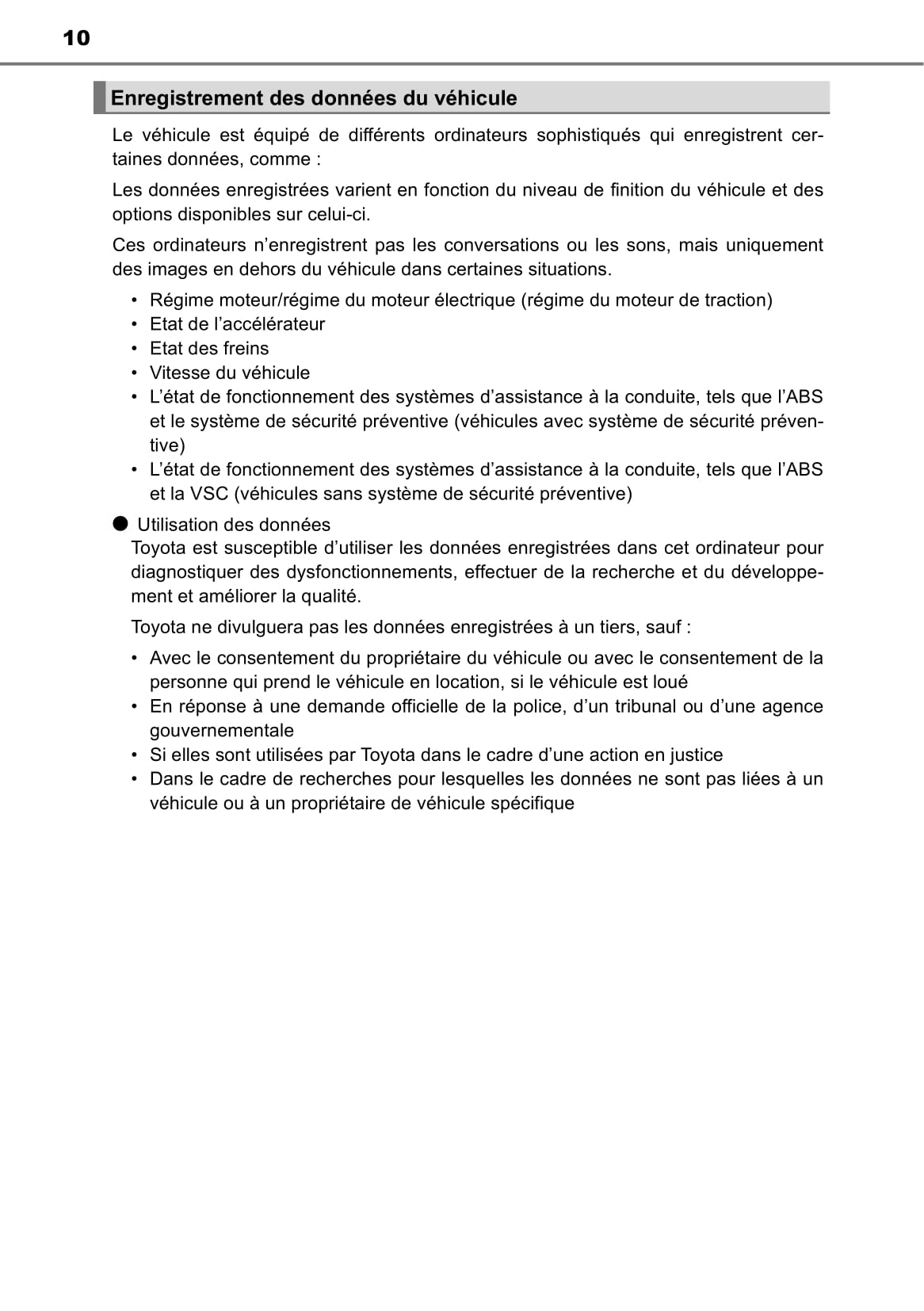 2019-2020 Toyota Hilux Owner's Manual | French