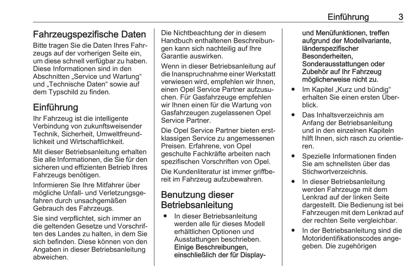 2018 Opel Astra/Astra GTC Owner's Manual | German