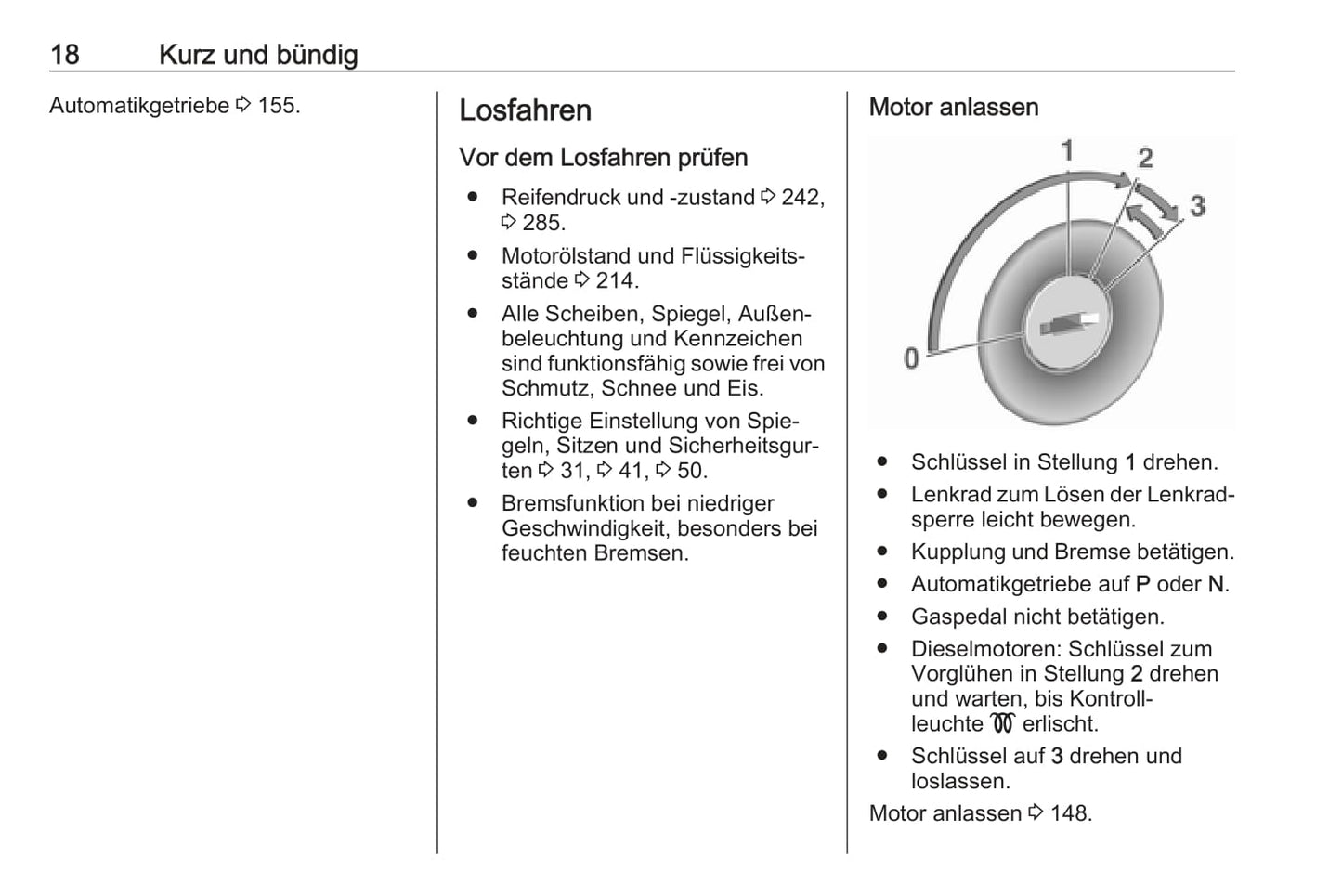 2018 Opel Astra/Astra GTC Owner's Manual | German