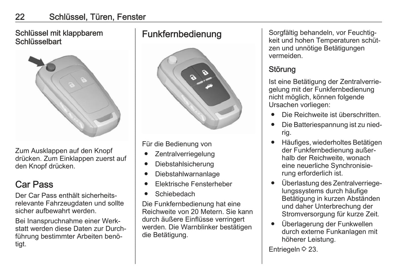 2018 Opel Astra/Astra GTC Owner's Manual | German