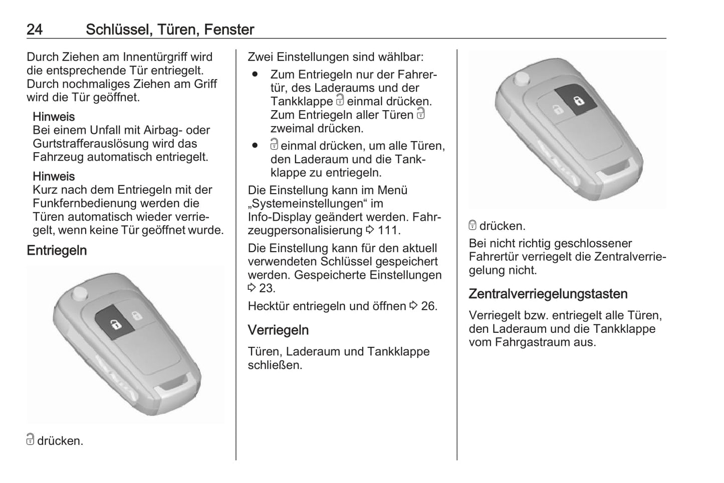 2018 Opel Astra/Astra GTC Owner's Manual | German