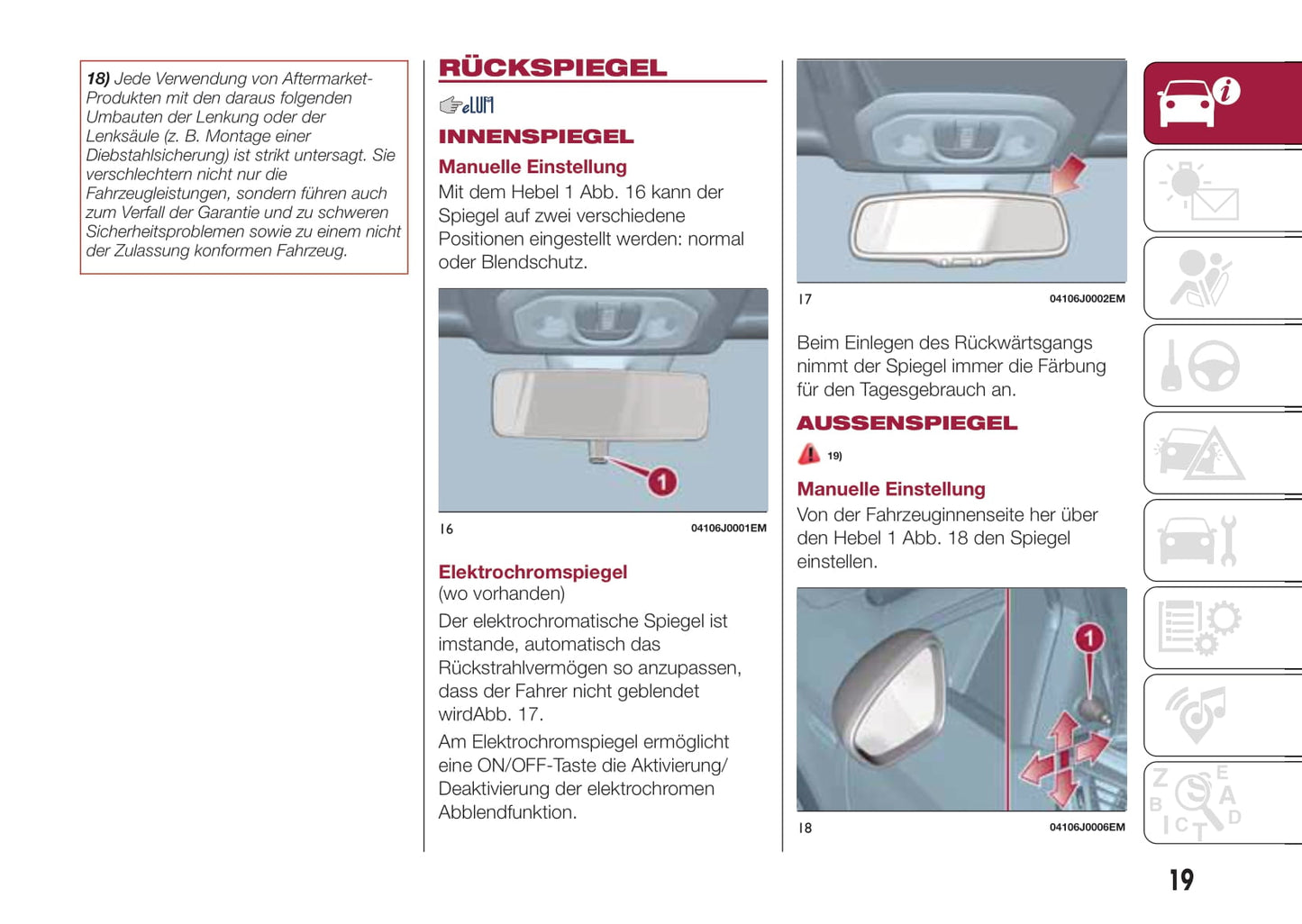 2016-2017 Fiat Tipo Gebruikershandleiding | Duits