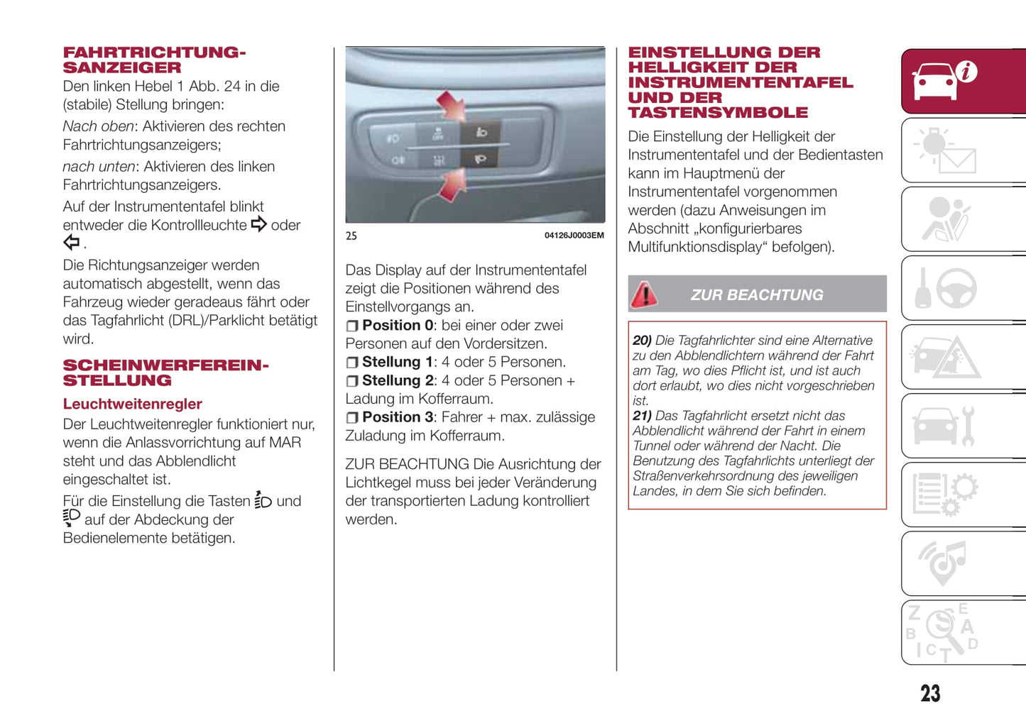 2016-2017 Fiat Tipo Gebruikershandleiding | Duits