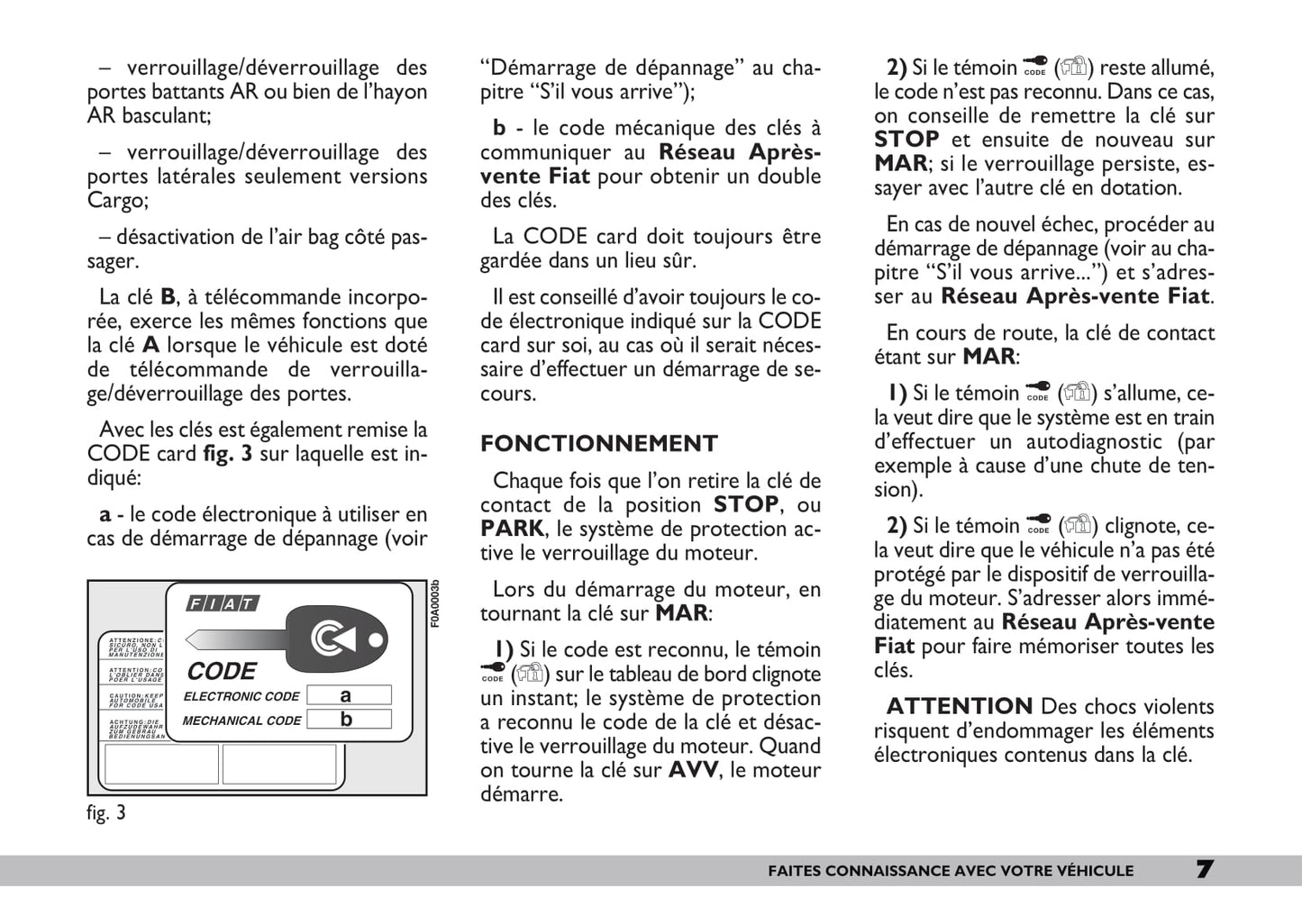 2009-2010 Fiat Doblò Gebruikershandleiding | Frans