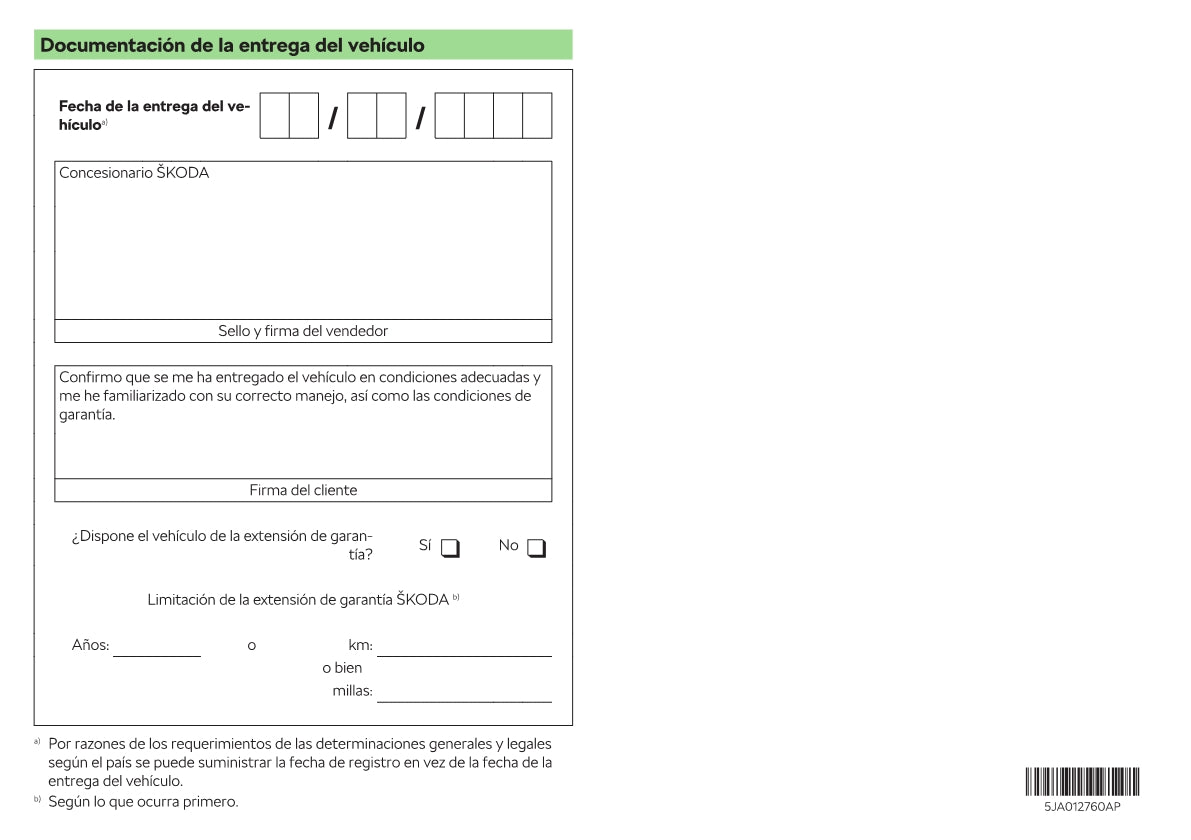 2018-2019 Skoda Rapid Owner's Manual | Spanish
