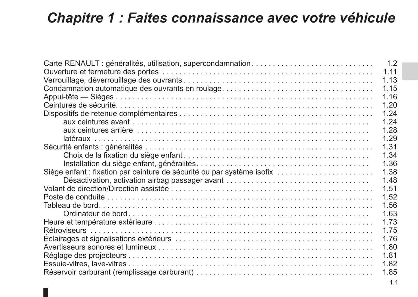 2017-2018 Renault Clio Owner's Manual | French