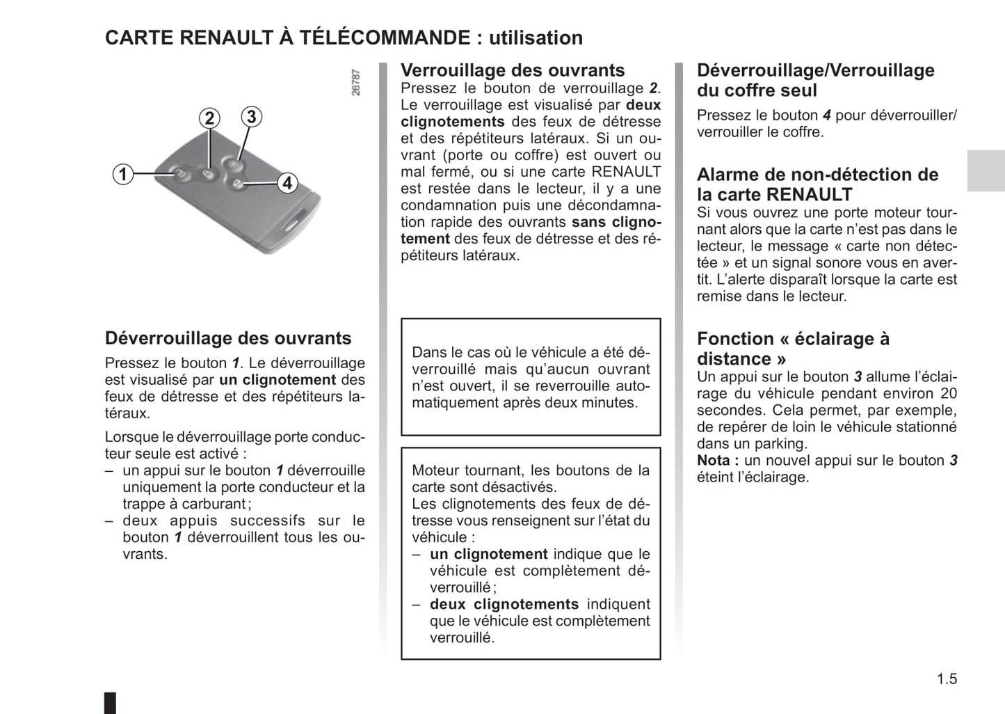 2017-2018 Renault Clio Owner's Manual | French