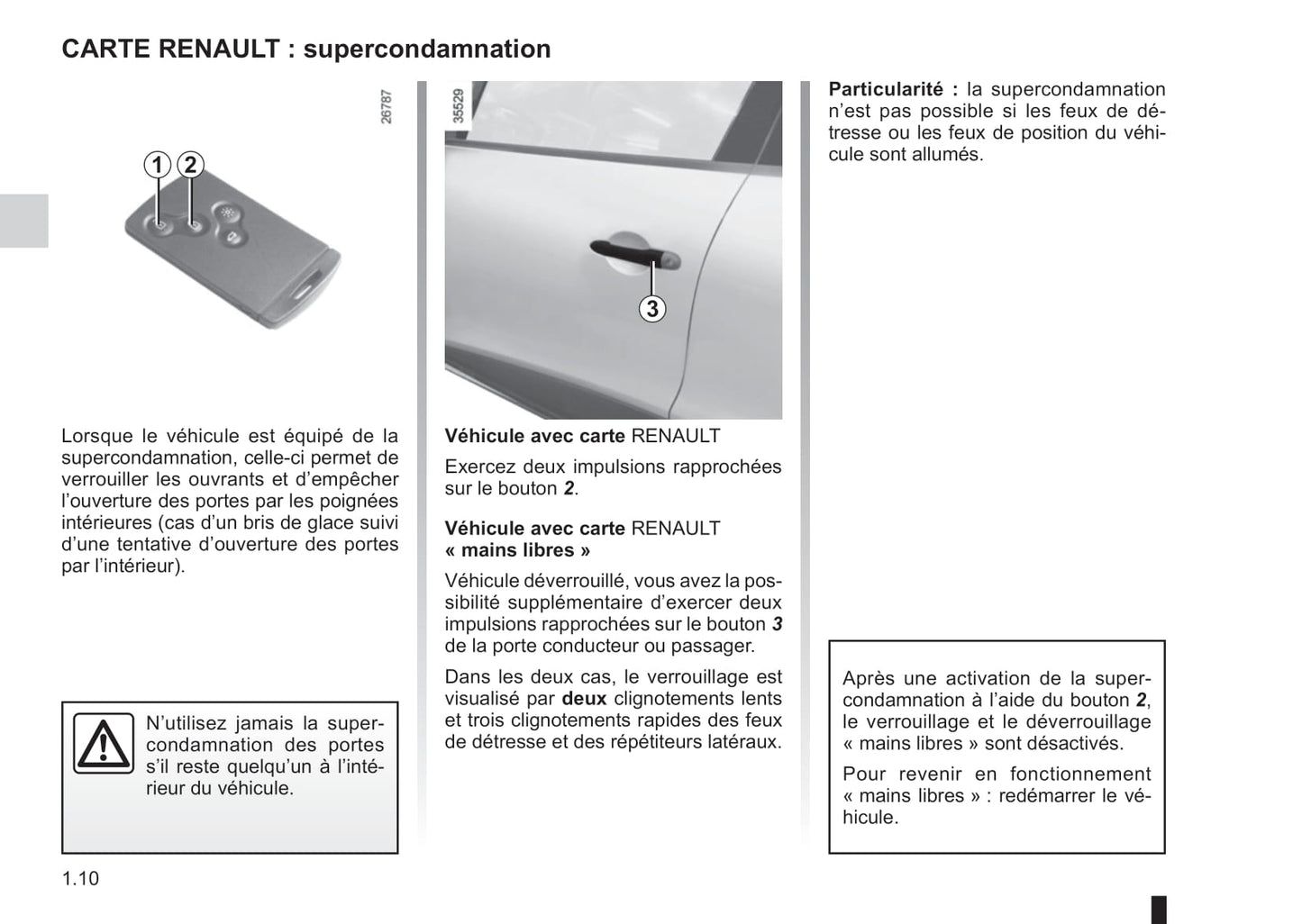 2017-2018 Renault Clio Owner's Manual | French