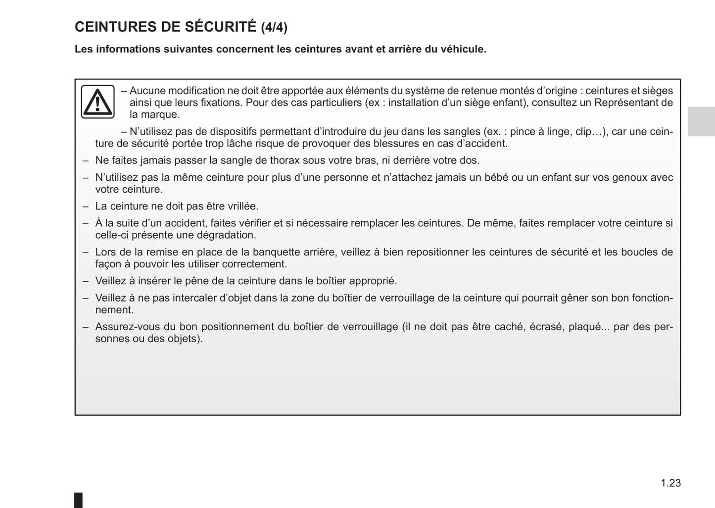2017-2018 Renault Clio Owner's Manual | French