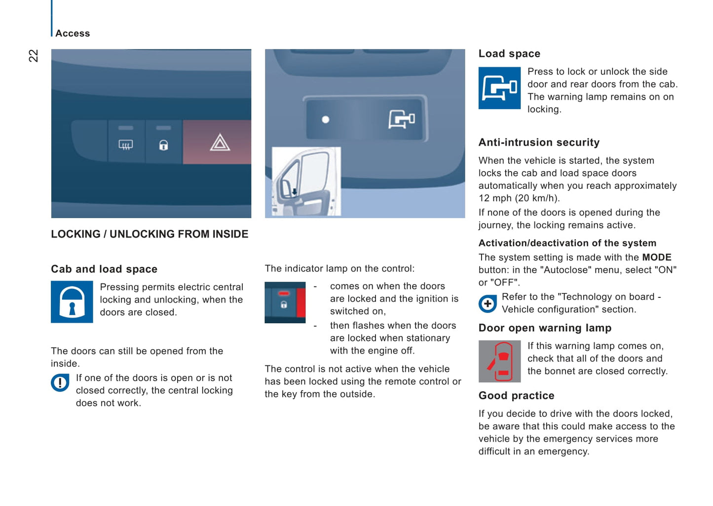 2014-2015 Peugeot Boxer Owner's Manual | English