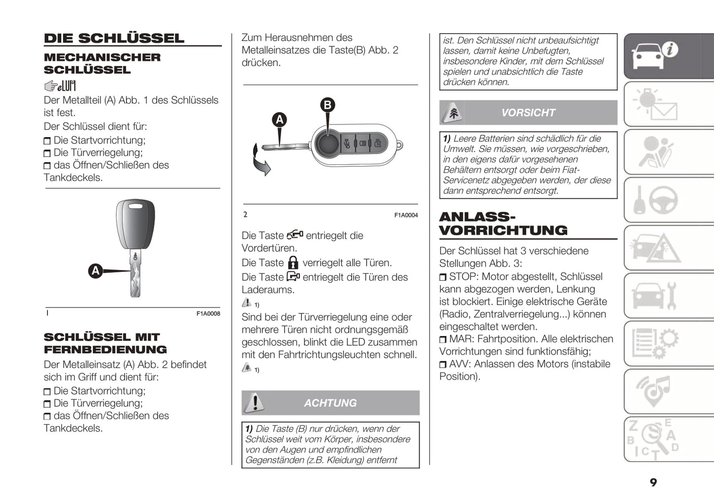 2018-2019 Fiat Ducato Base Camper Owner's Manual | German