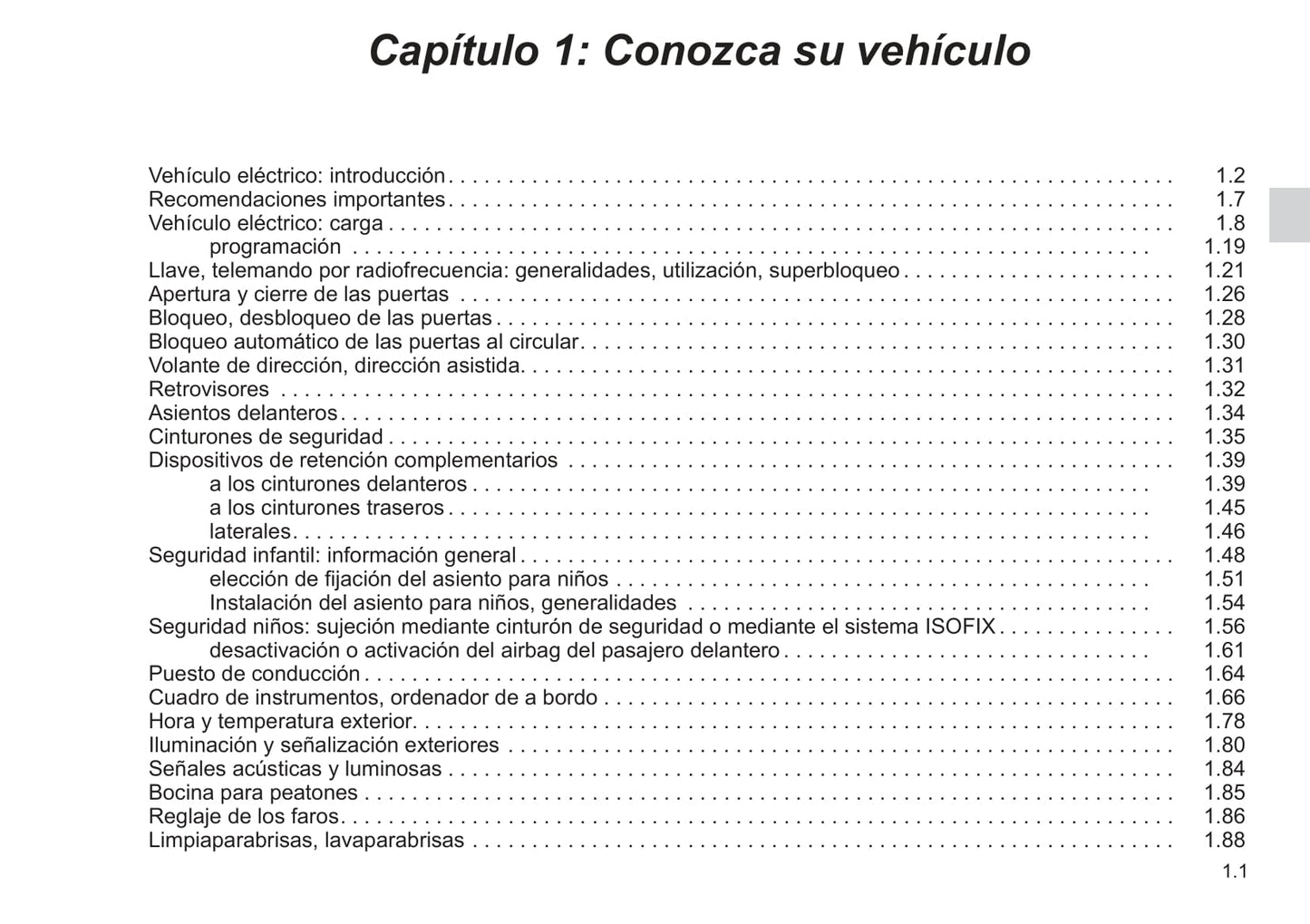 2021-2022 Renault Twingo Z.E. Bedienungsanleitung | Spanisch