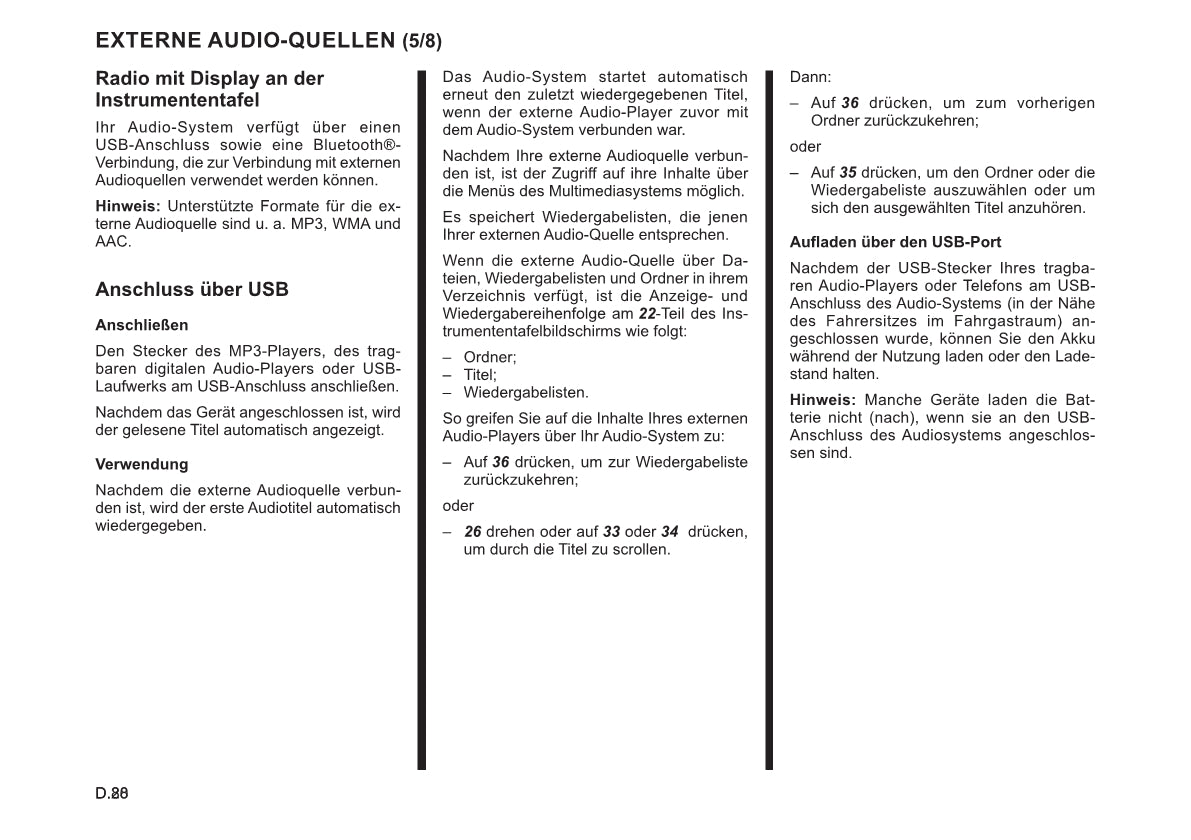 Renault Radio Connect R&Go Bedienungsanleitung 2022