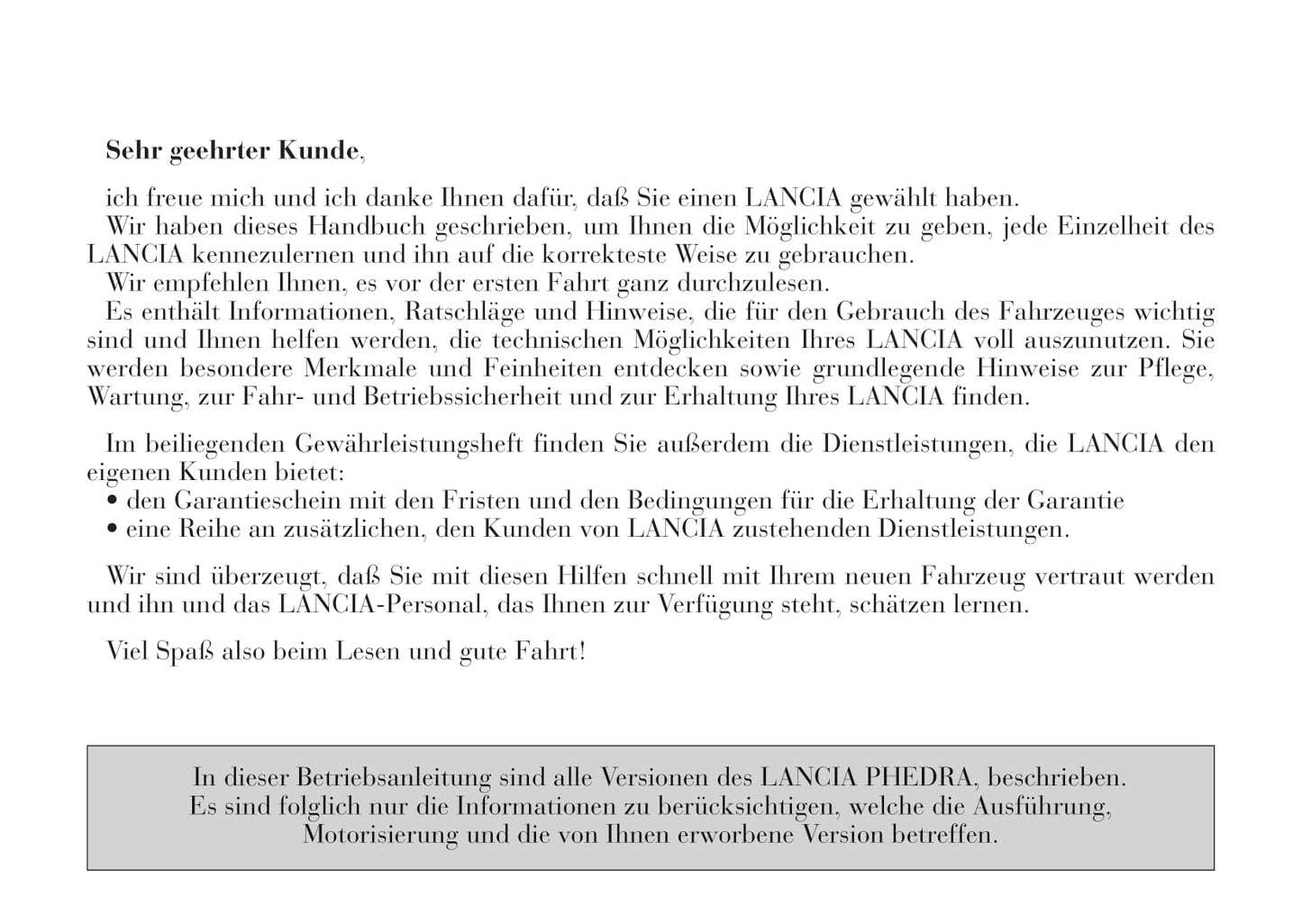 2008-2011 Lancia Phedra Gebruikershandleiding | Duits