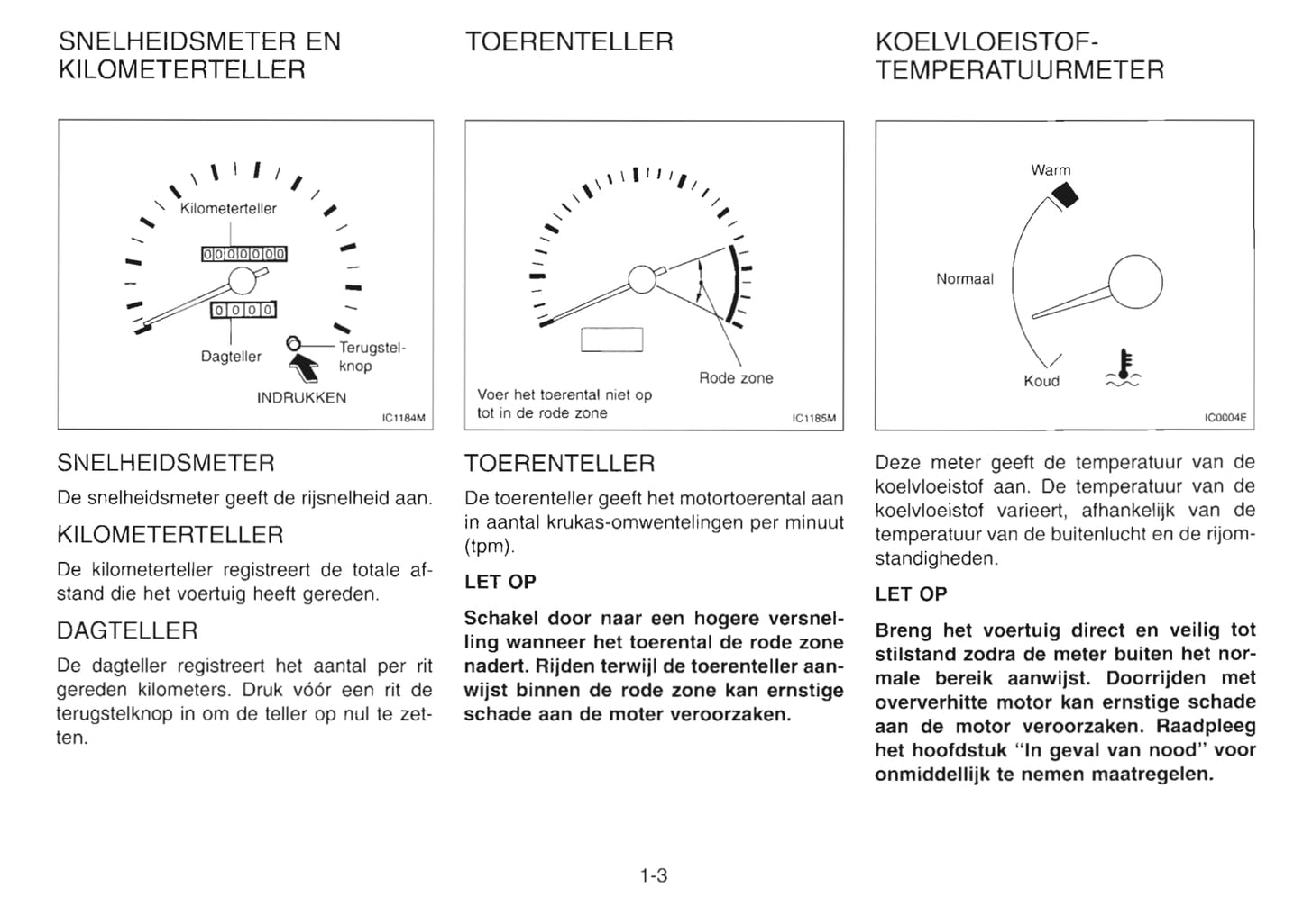 1997 Nissan Serena Gebruikershandleiding | Nederlands