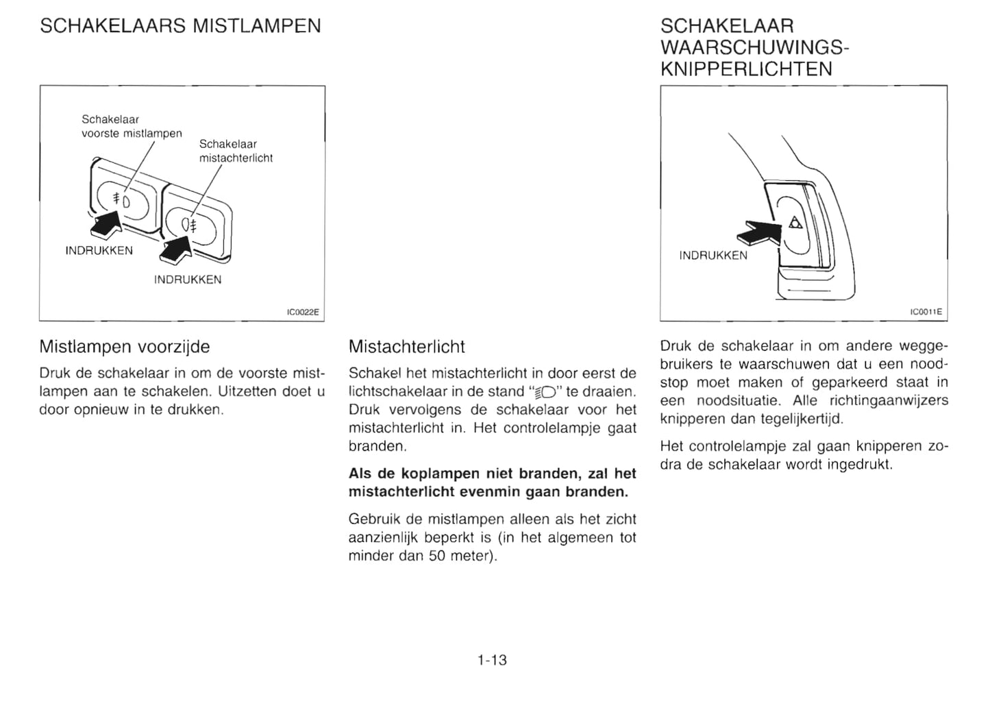 1997 Nissan Serena Gebruikershandleiding | Nederlands