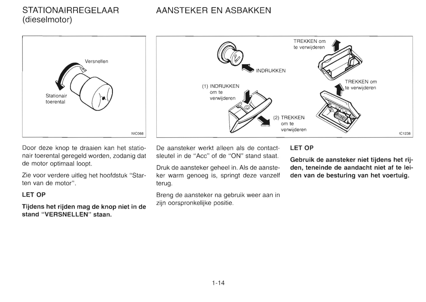 1997 Nissan Serena Gebruikershandleiding | Nederlands