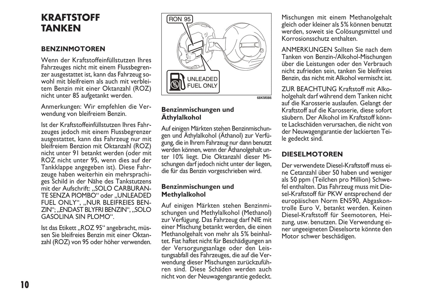 2010-2011 Fiat Sedici Gebruikershandleiding | Duits