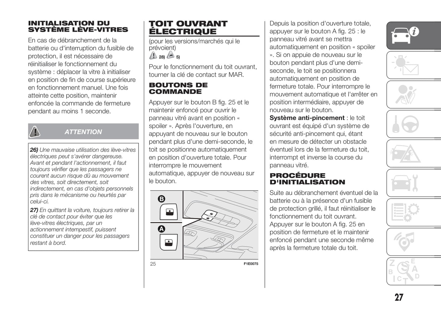 2016-2017 Fiat Punto Owner's Manual | French
