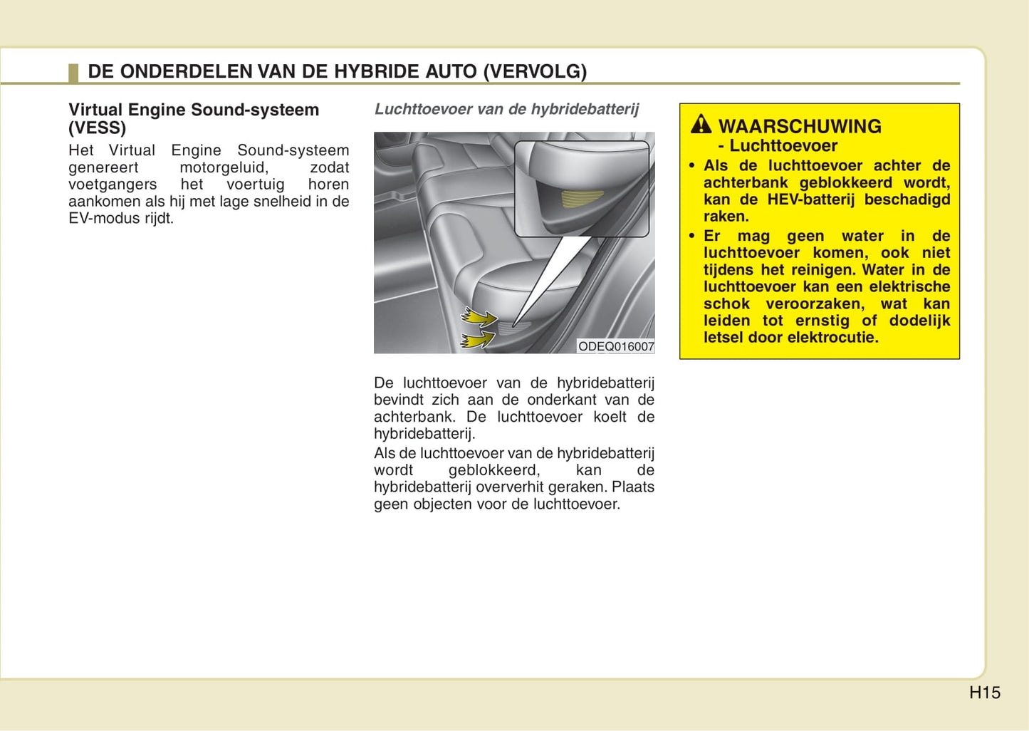 2016-2017 Kia Niro Bedienungsanleitung | Niederländisch