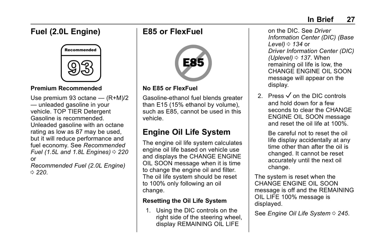 2019 Chevrolet Malibu Gebruikershandleiding | Engels