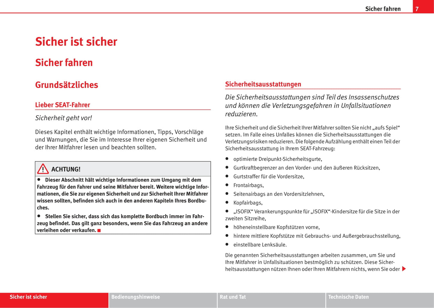 2006-2009 Seat Ibiza Gebruikershandleiding | Duits