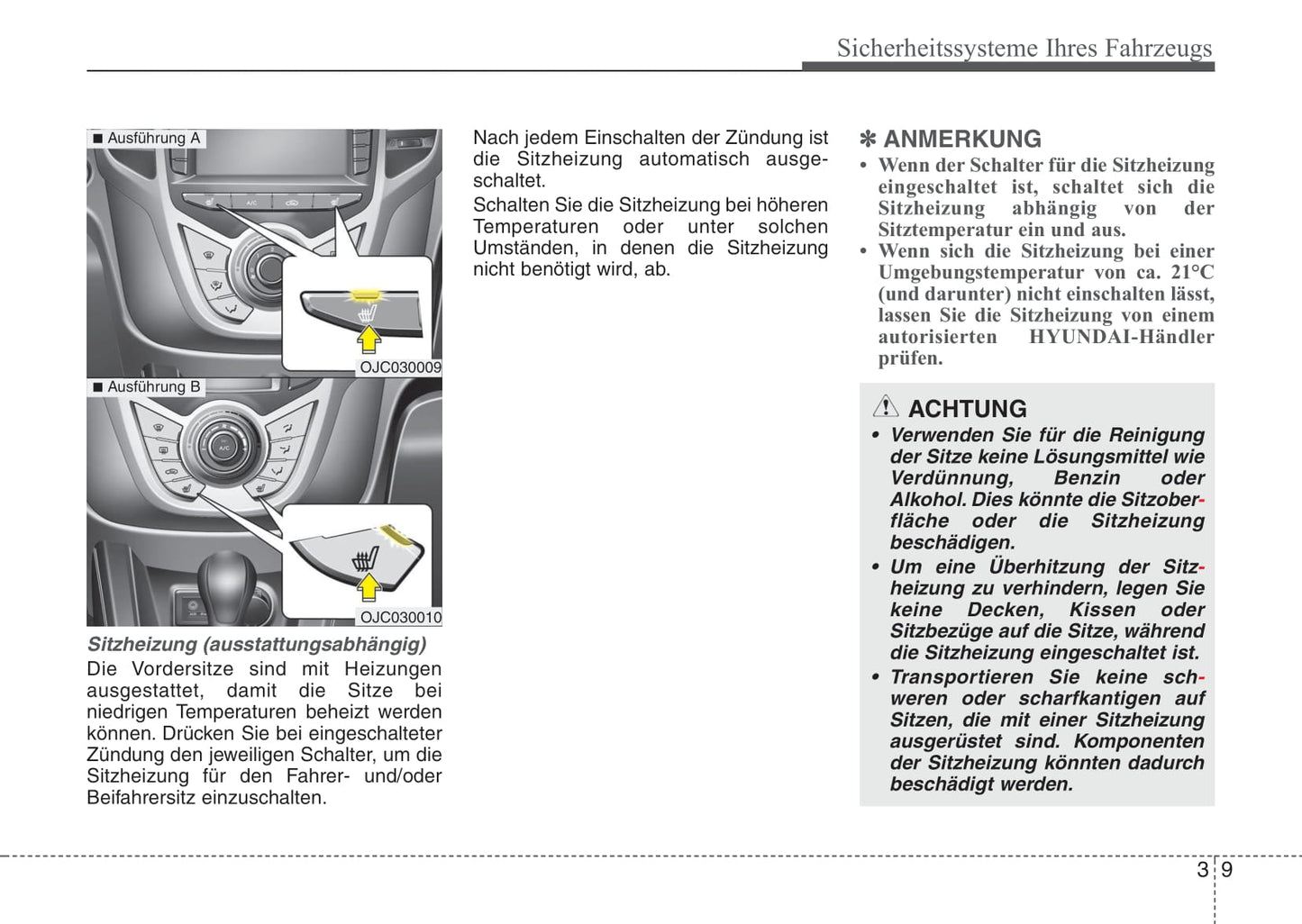 2010-2011 Hyundai i20 Owner's Manual | German