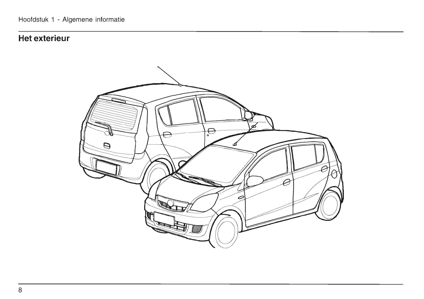 2007-2016 Daihatsu Cuore Bedienungsanleitung | Niederländisch