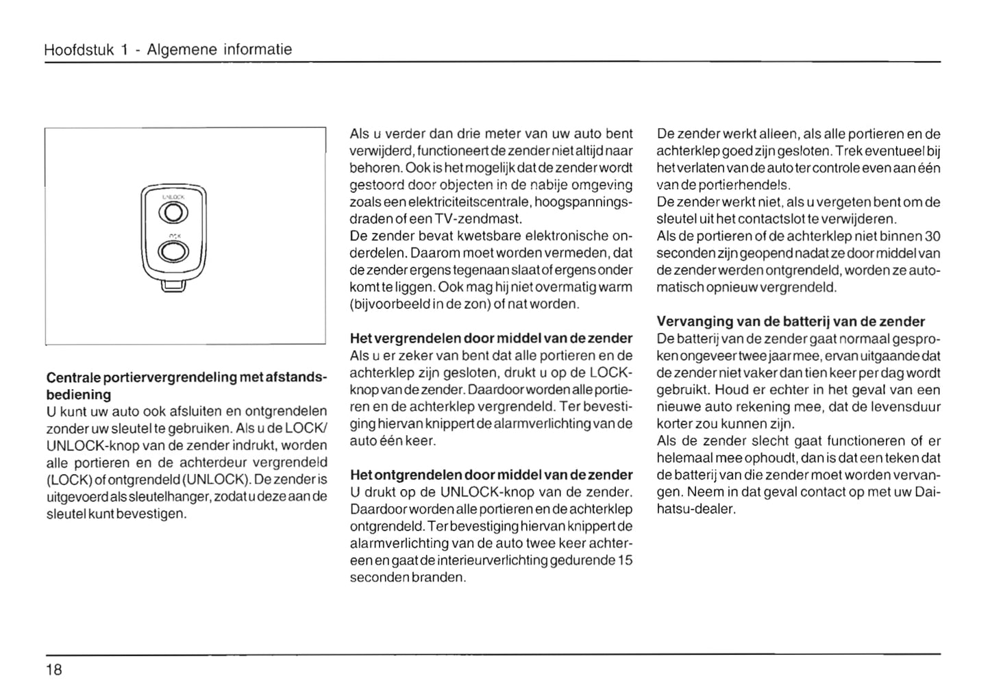 2007-2016 Daihatsu Cuore Bedienungsanleitung | Niederländisch