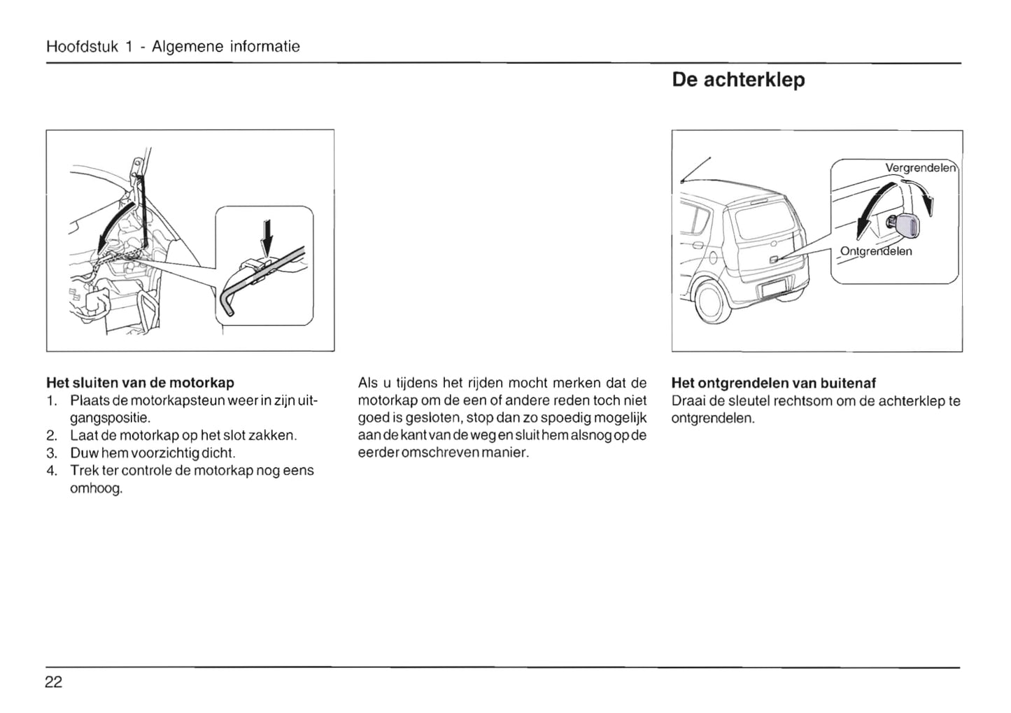 2007-2016 Daihatsu Cuore Bedienungsanleitung | Niederländisch