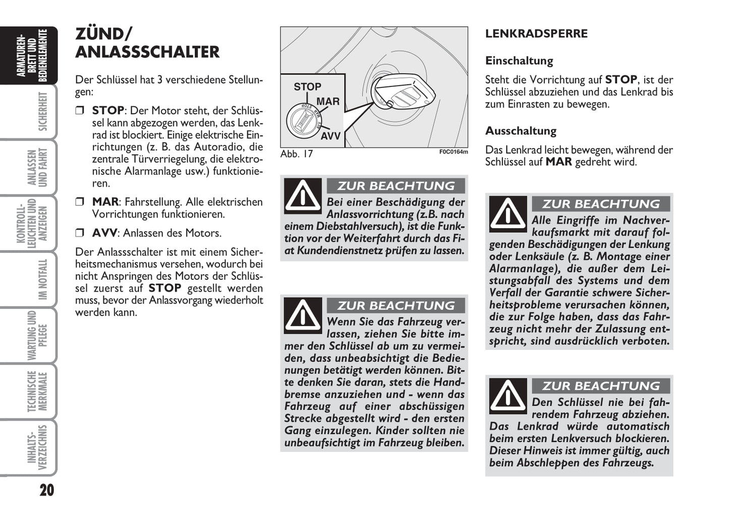 2006-2007 Fiat Stilo Gebruikershandleiding | Duits