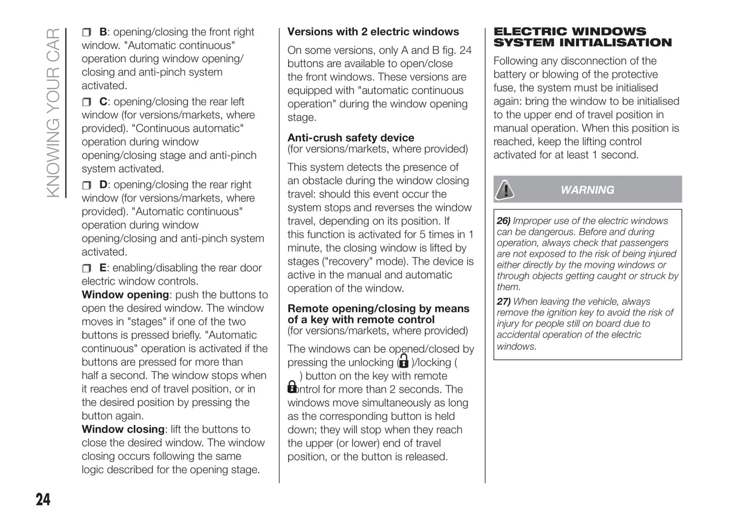 2016-2017 Fiat Punto Gebruikershandleiding | Engels